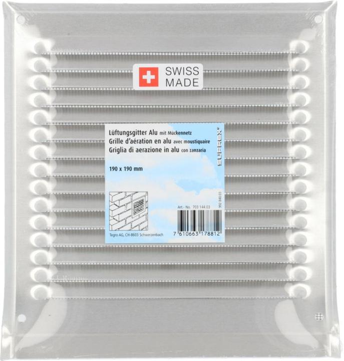 Actual product image Suprex Aluminum mesh with fly screen