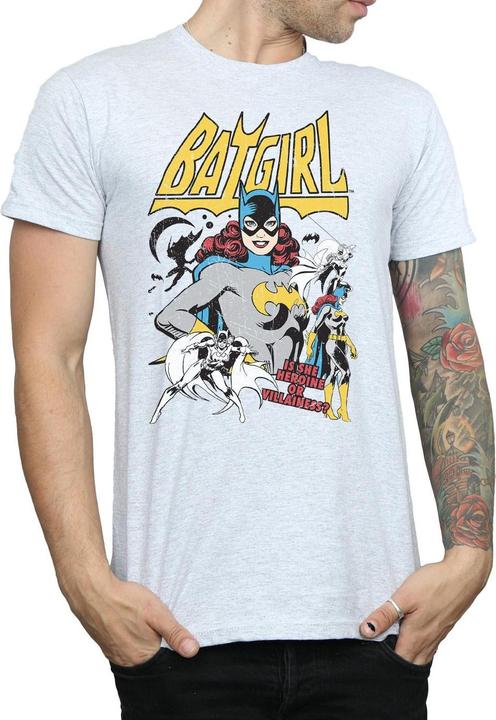 Actual product image Mens Batgirl Heroine or Villainess T-Shirt (L)