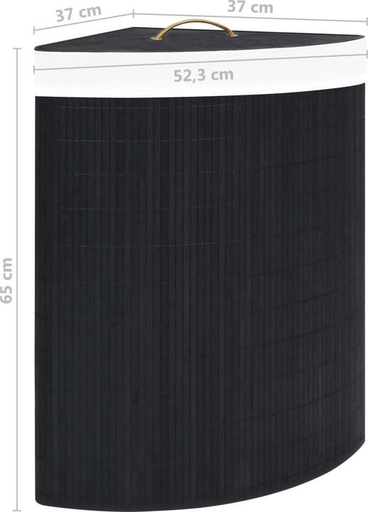 Actual product image vidaXL Eck-Wäschekorb (60 l)