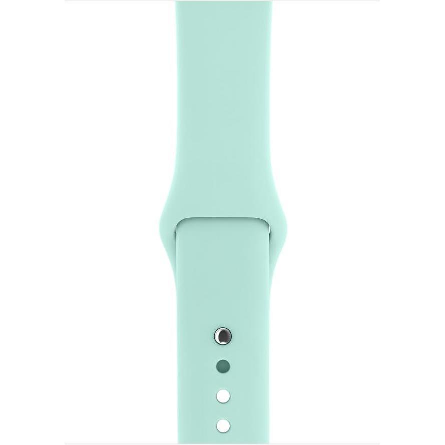 Apple Sportarmband (42 mm, Fluorelastomer), Uhrenarmband, Grün