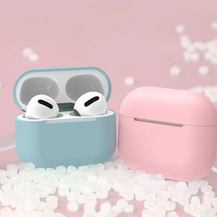 Immagine prodotto Hurtel Custodia AirPods Pro Custodia in silicone morbido per auricolari rosa (Custodia C) (Manicotto per cuffie)