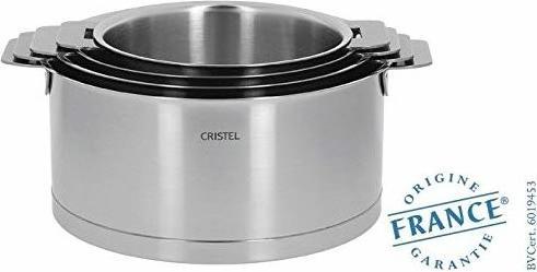 Image du produit Cristel Set de casseroles (18 cm, Ensemble de casseroles et de poêles de cuisson, Aluminium, Acier inoxydable)