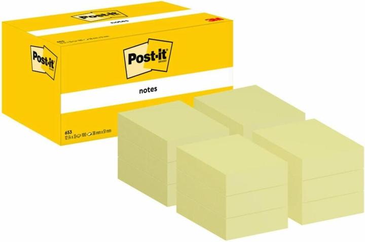 Produktbild Post-it Pack 12 Post It Gelb (51 x 38 mm)