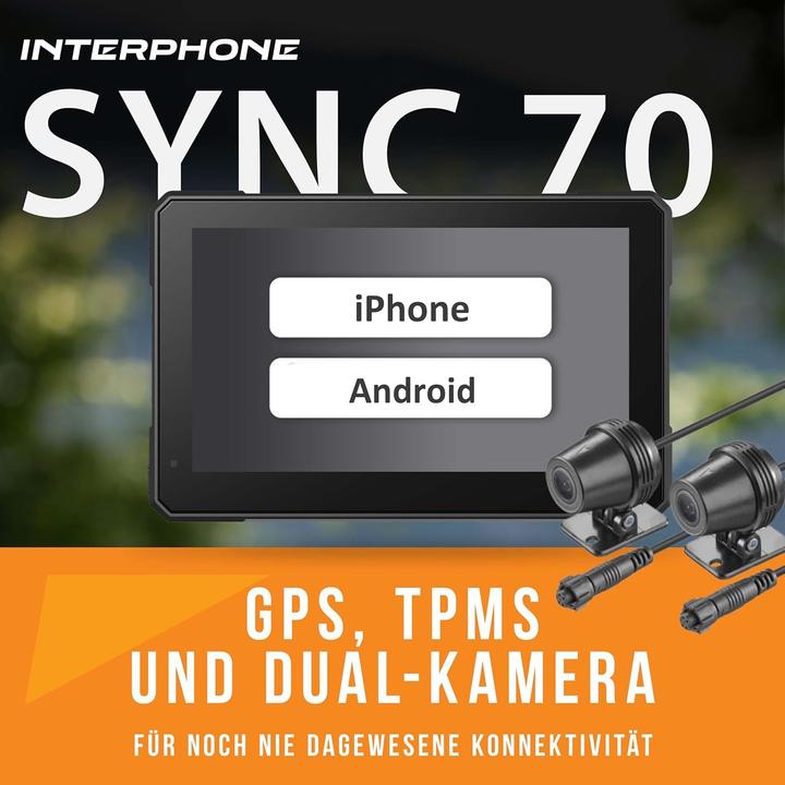 Produktbild Interphone Sync70 Smart Display (Car Play / Android Auto) (7")