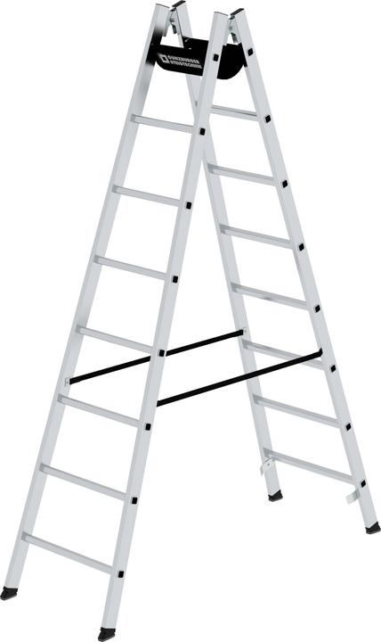 Produktbild Munk Sprossen-Stehleiter 2x8 Sprossen (Stehleiter, 240 cm)