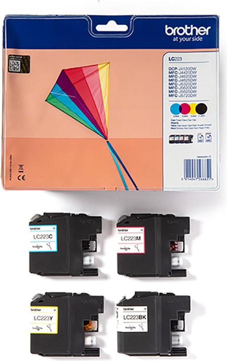 Produktbild Brother LC-223 Value Pack (BK, C, M, Y)