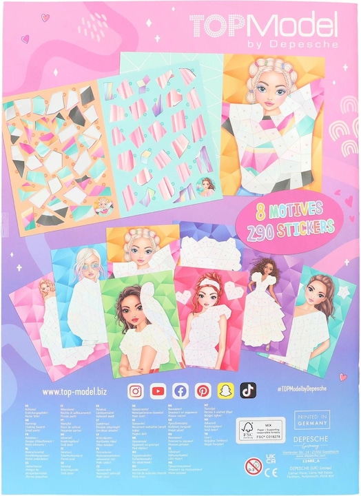 Actual product image Depesche Number Sticker Fantasy