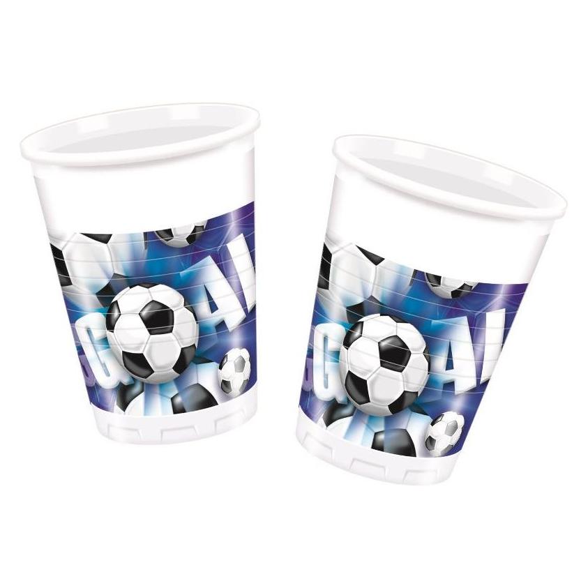 Procos, Wegwerpservies, Voetbal (set Van 10) (10x)