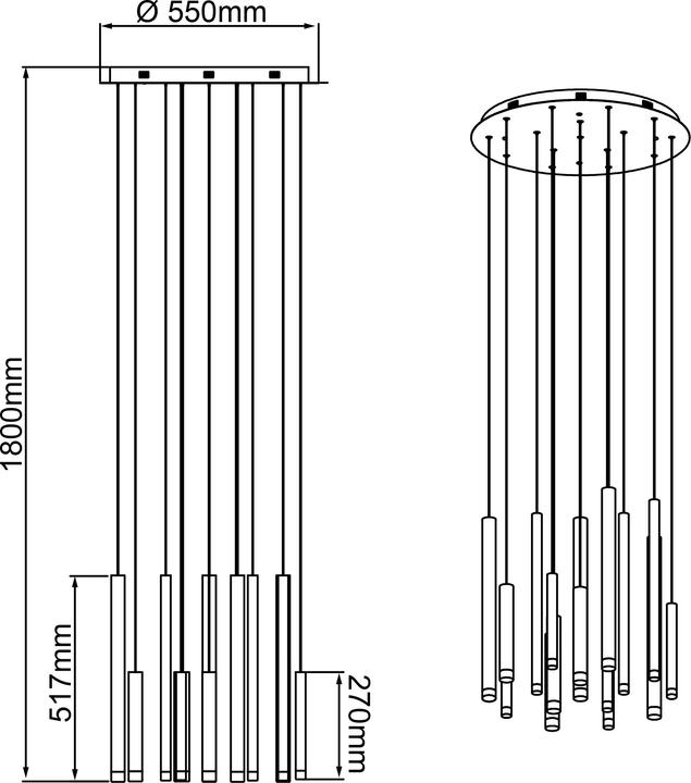 Immagine prodotto Brilliant Clavicembalo (7000 lm)