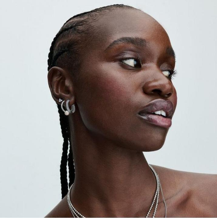 Immagine prodotto Pandora Perla d'acqua dolce trattata creola e pavé (Argento 925)