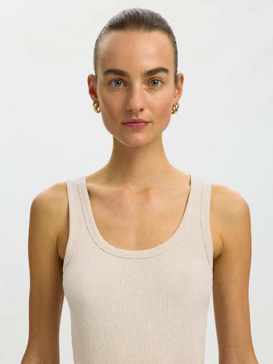 Produktbild Selected Rippmuster Baumwoll Tanktop (3XL)