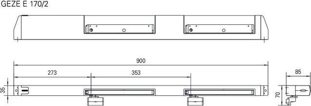 Produktbild Geze Scherenantrieb E170