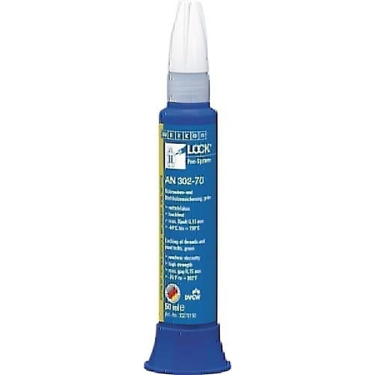 Weicon, Klebstoff, LOCK AN 302-70 30270150 Schraubensicherung Festigkeit: hoch 50 ml (50 ml)