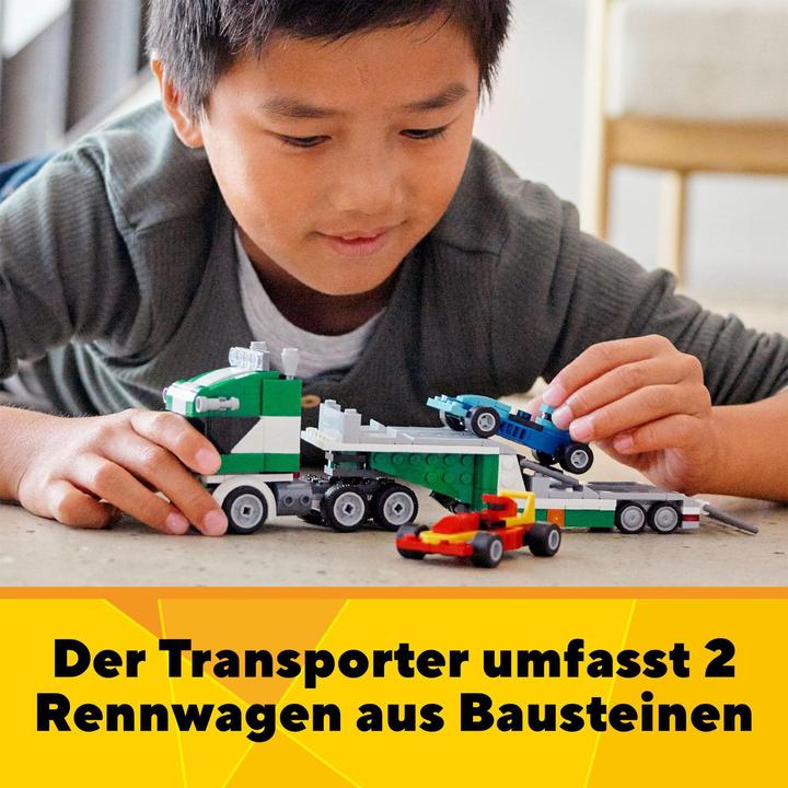 Produktbild LEGO Rennwagentransporter (31113, LEGO Creator 3-in-1)
