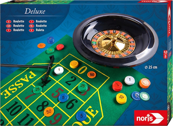 Actual product image Noris Deluxe Set - Roulette 25cm (German, French, Italian, English)