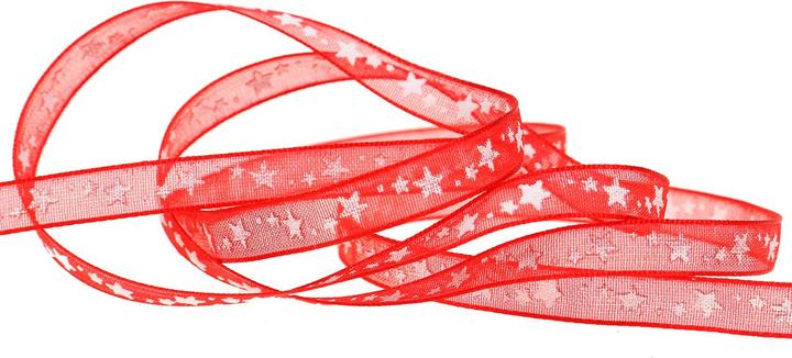 Mabella Organzaband mit Sternenmotiv