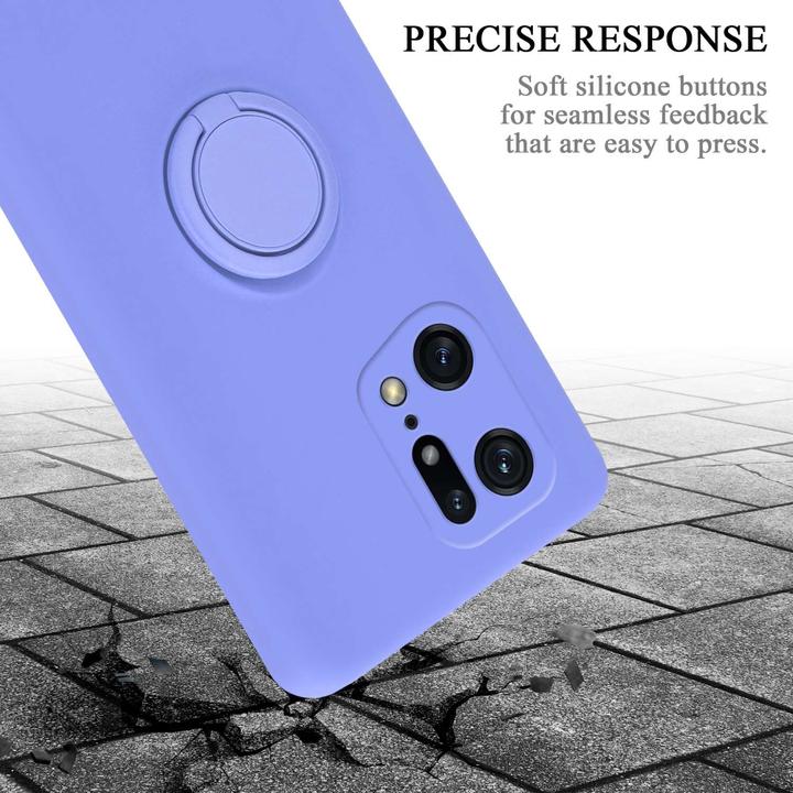 Image du produit Cadorabo TPU Liquid Ring Silicone Case Case pour Oppo FIND X5 PRO (Oppo Find X5 Pro)