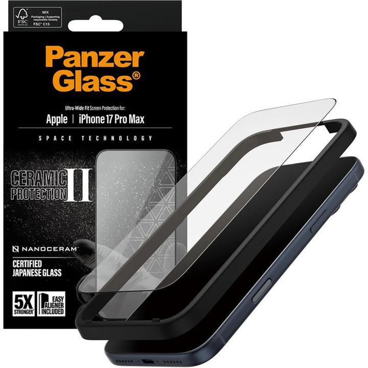 Image du produit PanzerGlass Ceramic II (1 pièce(s), Apple iPhone 17 Pro Max)