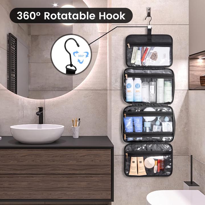 Actual product image Only-Bags.Store Hanging Toilet Bag Travel Toiletry Bag for Makeup, Toiletries