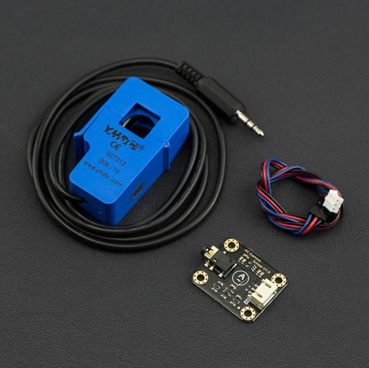 Actual product image DFRobot Gravity Analogue AC Current Sensor with Current Clamp