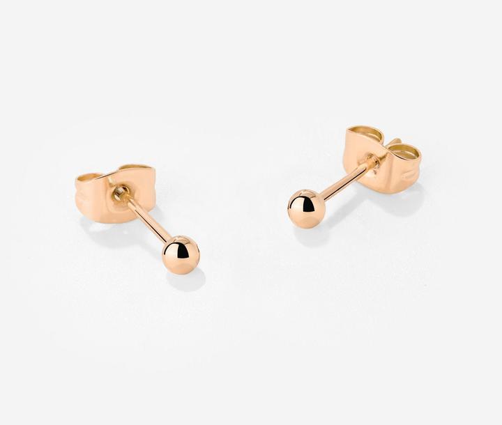 Actual product image Luamaya Delicate Bead Studs (Stainless steel)