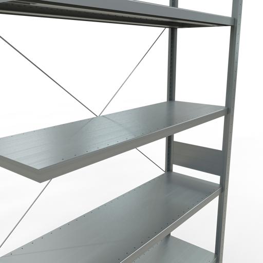 Immagine prodotto Schulte Lagertechnik Sistema di alloggiamento MULTIplus250 senza bulloni e con staffa a croce