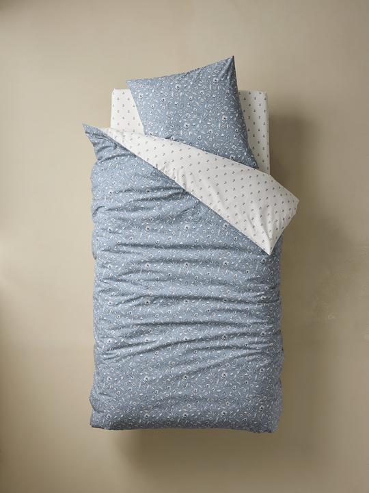 Produktbild Vertbaudet Wendbares Kinder Bettwäsche-Set INDIEN BLUME mit Recycling-Baumwolle