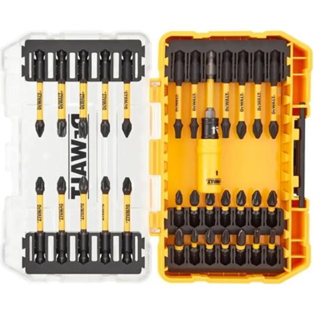 DeWalt, Bits, Devaltas 31 dalinis flextorq smūginių bitų rinkinys (2x PH2, 6xPZ2, PZ1, T25, PH3, T20, PZ3, PH1)
