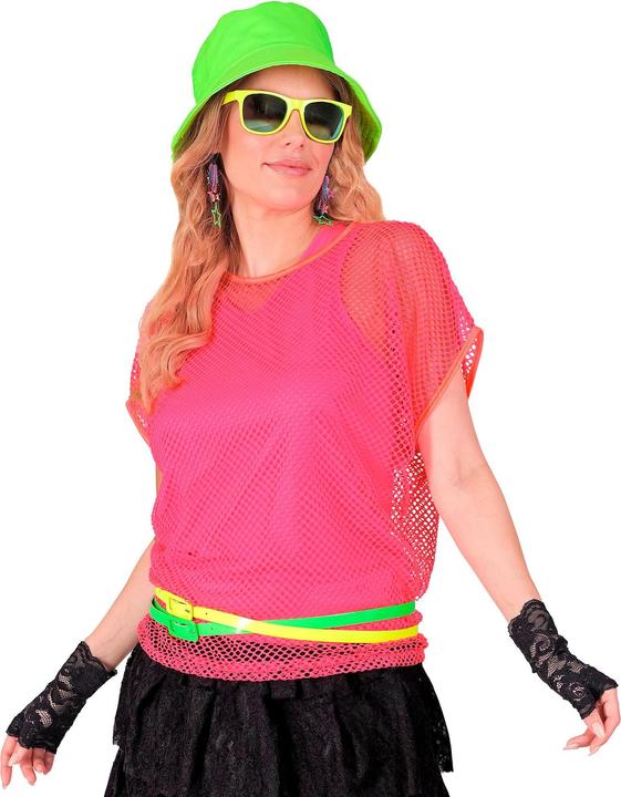 Produktbild Widmann Neon Pinkes Netzshirt kurze Ärmel (L)