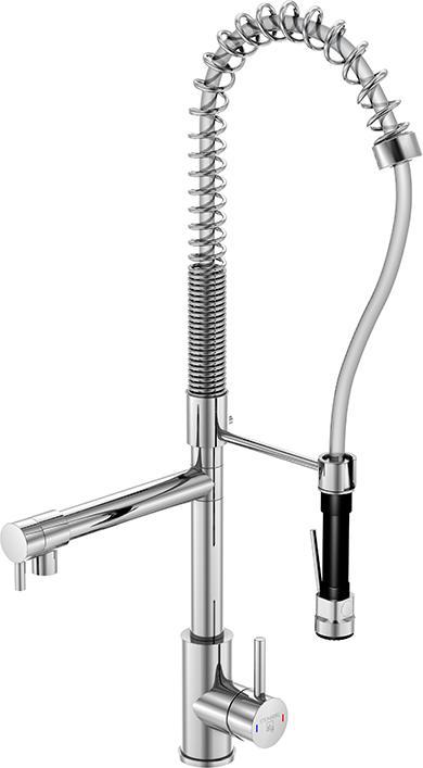 Produktbild Steinberg Serie 100 Küchenarmatur, mit Handbrause, Ausladung 156mm, schwenkbar, 1001480