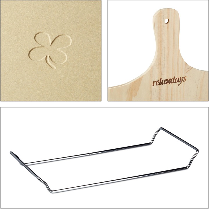 Produktbild Relaxdays Pizzastein Set