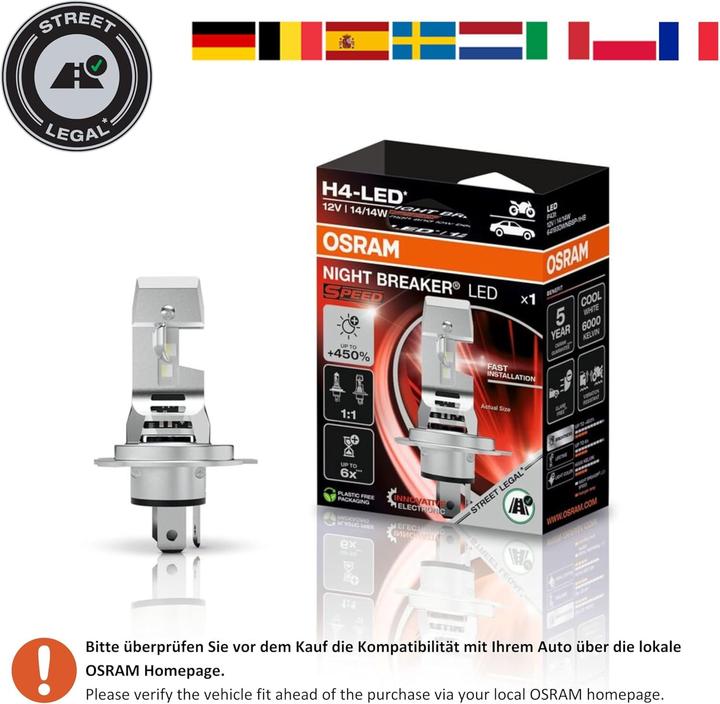 Actual product image Osram Night Breaker Speed (H7)