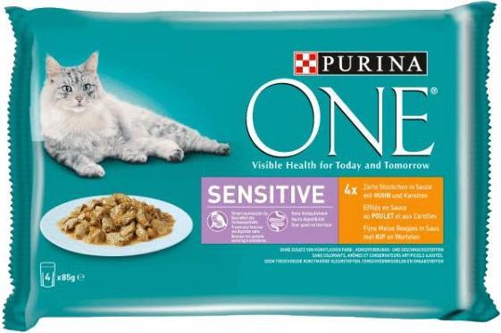 Actual product image Purina ONE Sensitive (Adult, 4 pcs., 340 g)