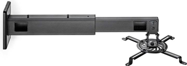 Produktbild Nedis Projektorhalterung Vollbeweglich 15 kg drehbar kippbar Stahl Schwarz Schwarz (Wand)