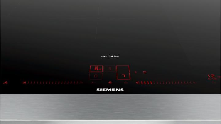 Produktbild Siemens EX807LVV5E iQ700 Induktionskochfeld 80 cm Schwarz flächenbündig (integriert)