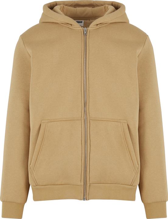 Image du produit Urban Classics Sweatshirt à capuche zippé en sherpa (M)