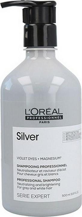 Image du produit L'Oréal Professionnel Shampooing SILVER 500 ml (Shampoing liquide, 500 ml)