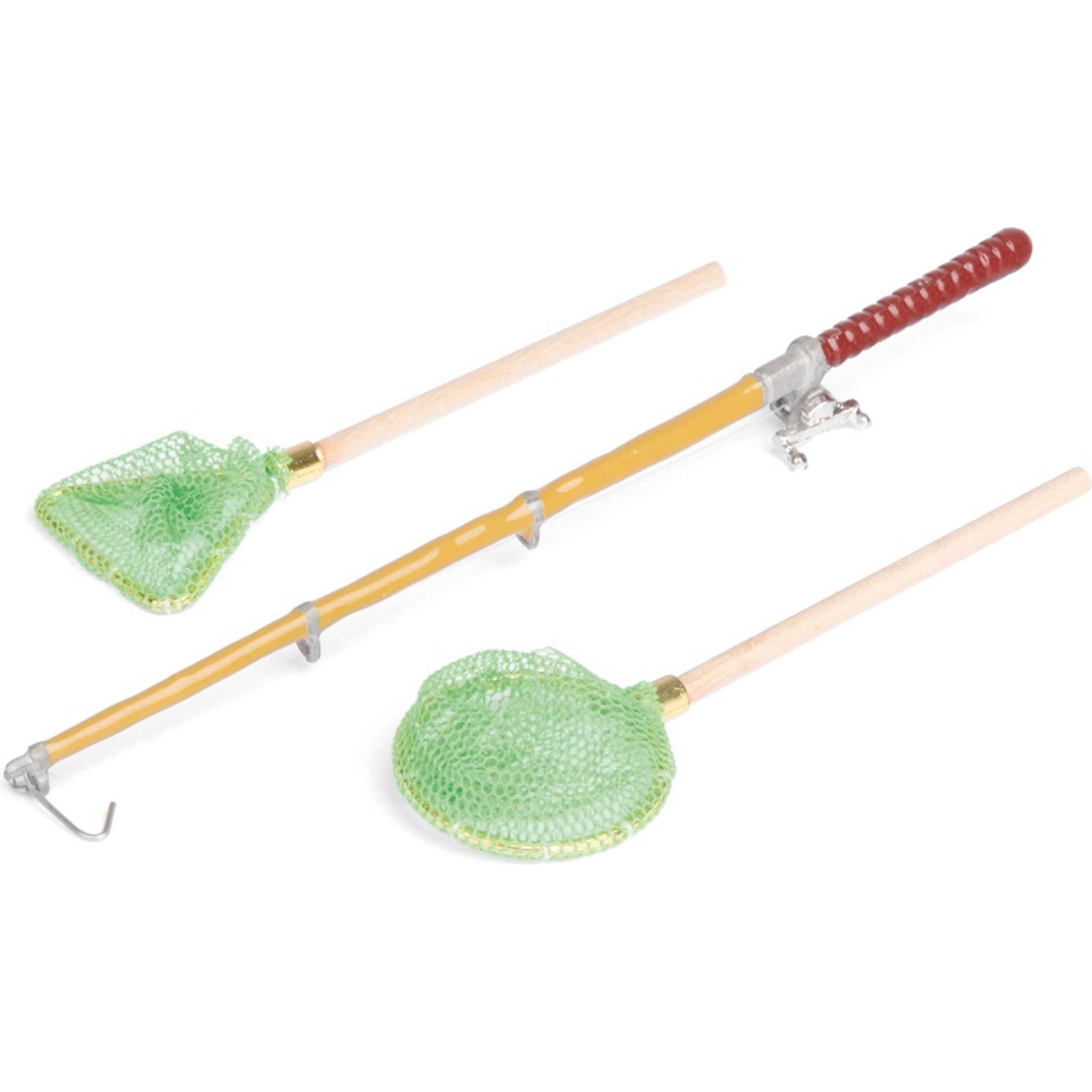 Kavan Set canna da pesca e rete per RC crawler 1/10