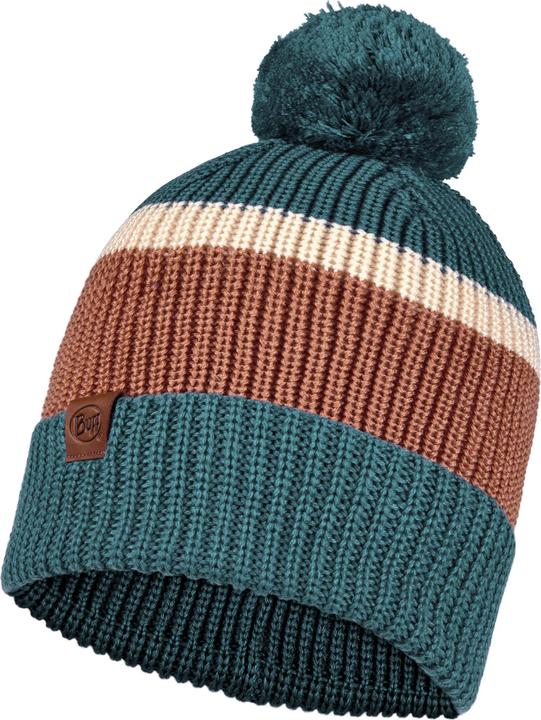 Actual product image Buff Knitted Hat Elon Dusty Blue