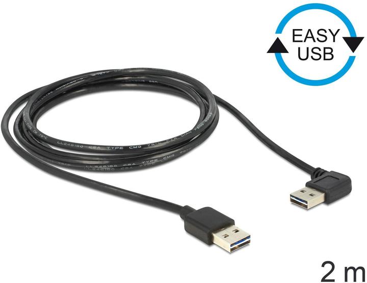 Produktbild Delock USB A – USB A (2 m, USB 2.0)
