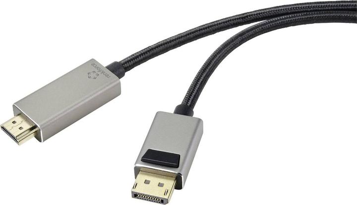 Renkforce RF-4995154 DisplayPort HDMI Verbindungskabel(1x Stecker (1 m, DisplayPort, 2.1)