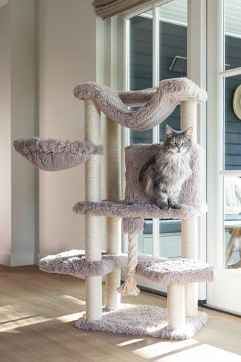 Produktbild Beeztees Kratzbaum Duco (126 cm, Taupe)