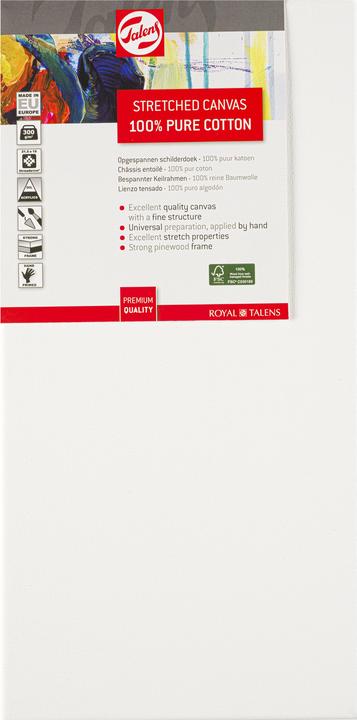 Produktbild Talens Bespannter Keilrahmen Baumwolle 20 x 40 cm (40 x 20 cm)