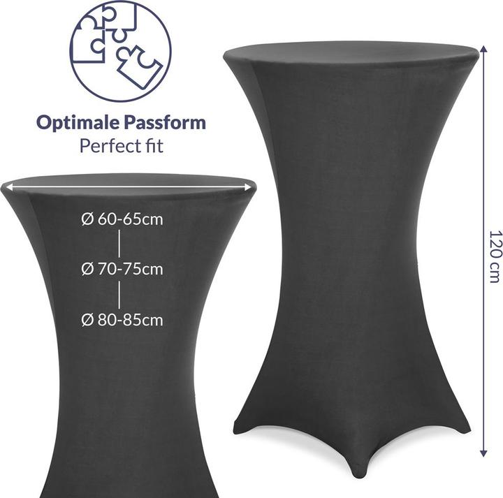 Produktbild Detex 5x Stehischhussen (Ø 60 cm)