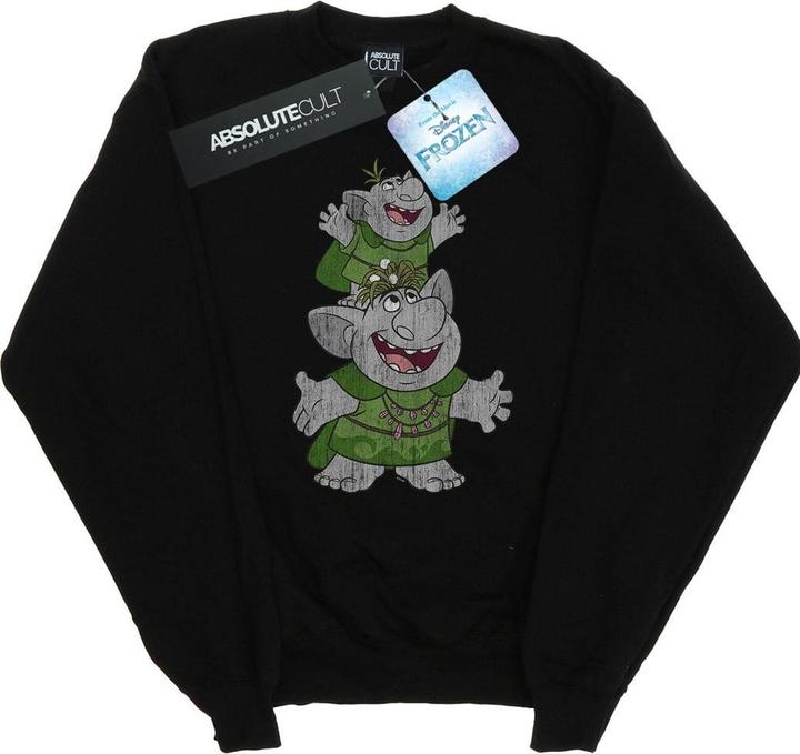 Actual product image Disney Mens Frozen Handstacking Trolls Sweatshirt (5XL)