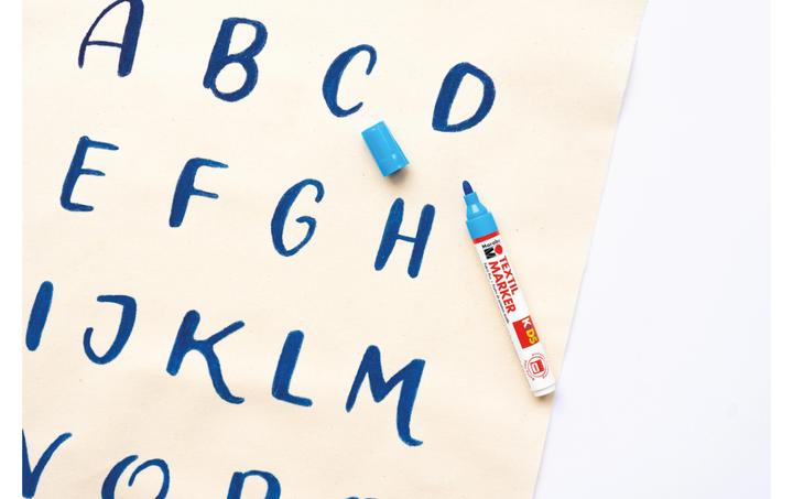 Produktbild Marabu Textilstift KiDS (Lavendel, Gelb, Grün, Blau, Schwarz, Rot, 3 mm, 5 x)