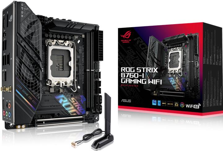 Image du produit ASUS ROG STRIX B760-I GAMING WIFI (LGA 1700, Intel B760, Mini-ITX)