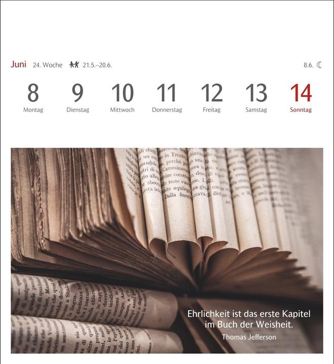 Actual product image Harenberg Die Welt der Bücher Postkartenkalender 2026 - Wochenkalender mit 53 Literaturpos (German)