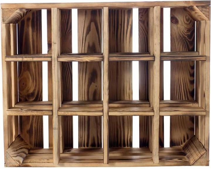Holz Zollhaus Vintage (23.5 x 40 x 49 cm, 12 Fl.)