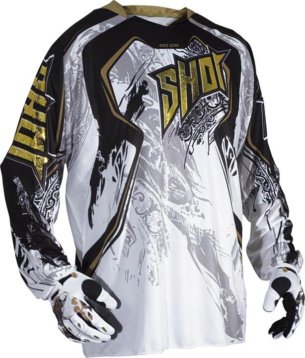 Image du produit Shot FLEXOR WARP Jersey weiss-gold M (M)